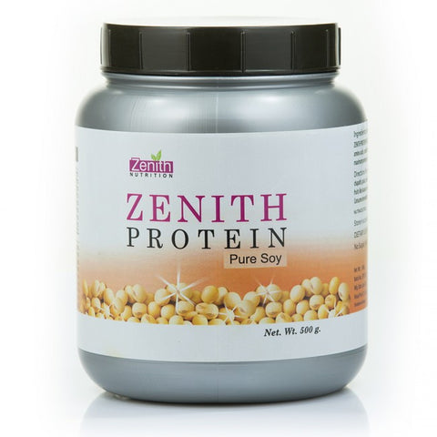 zenith nutrition zenith protein pure soy - 500 gms