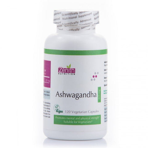 zenith nutrition ashwagandha 225mg - 120 capsules