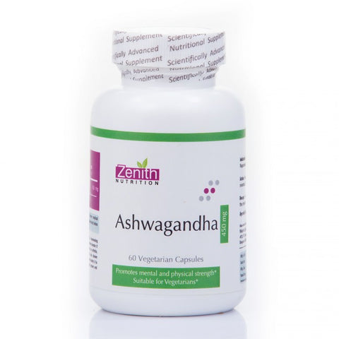 zenith nutrition ashwagandha - 450mg - 60 capsules
