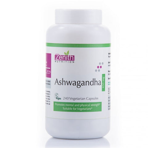 zenith nutrition ashwagandha 450mg - 240 capsules