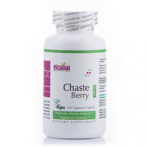 zenith nutrition chaste berry 200 mg - 120 vegicapsules