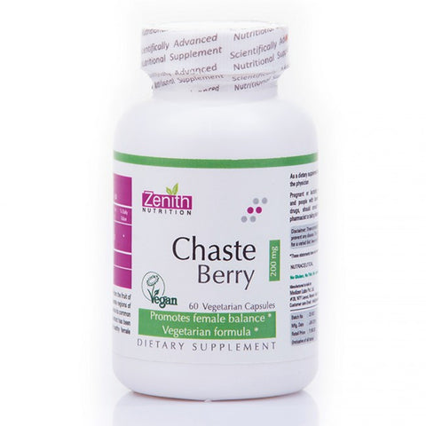 zenith nutrition chaste berry 200 mg - 60 vegicapsules
