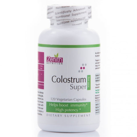 zenith nutrition colostrum super 300mg - 120 capsules