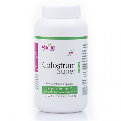 zenith nutrition colostrum super 300mg - 240 capsules