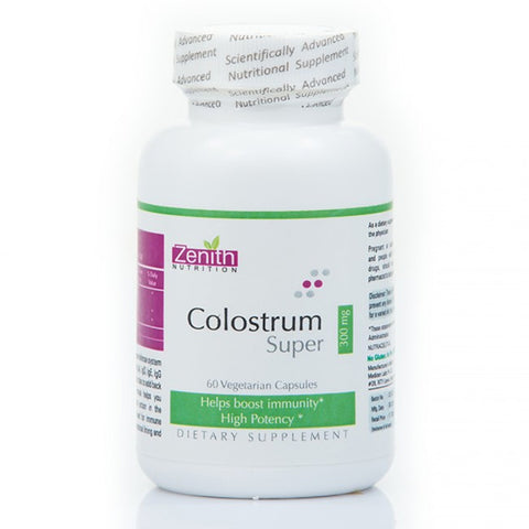 zenith nutrition colostrum super 300mg - 60 capsules