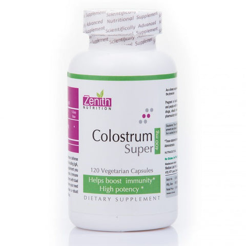 zenith nutrition colostrum super 400mg - 120 capsules