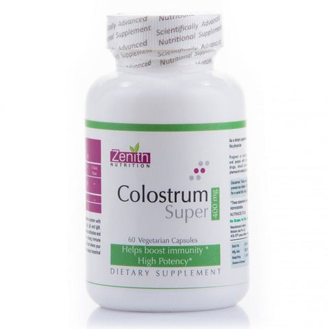 zenith nutrition colostrum super 400mg - 60 capsules