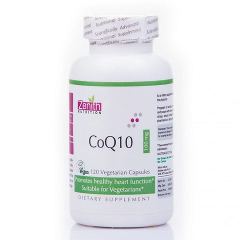 zenith nutrition coq10 100mg - 120 capsules
