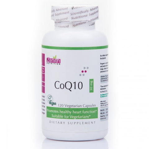 zenith nutrition coq10 30mg - 120 capsules