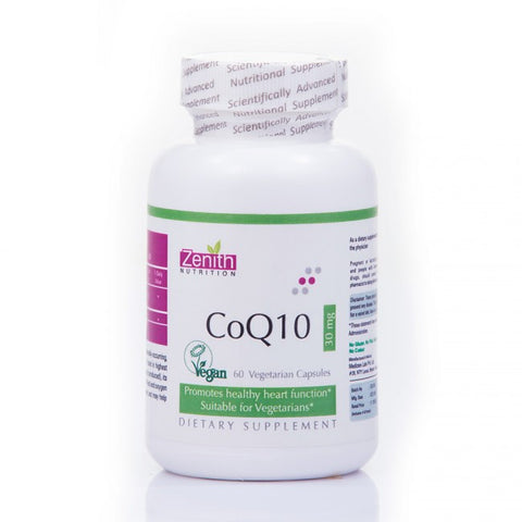 zenith nutrition coq10 30mg - 60 capsules