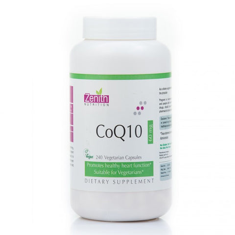 zenith nutrition coq10 60mg - 240 capsules