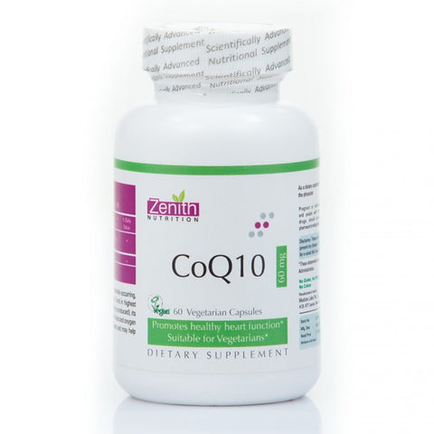 zenith nutrition coq10 60mg - 60 capsules