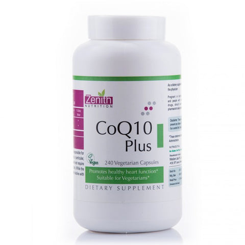 zenith nutrition coq10 plus - 240 capsules