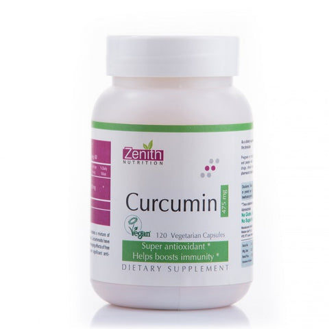 zenith nutrition curcumin 475mg - 120 capsules