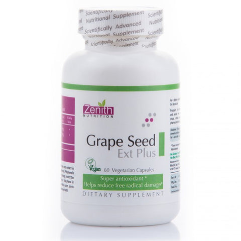 zenith nutrition grape seed extract plus - 60 capsules