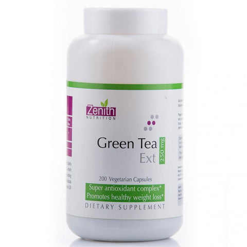 zenith nutrition green tea extract 250mg - 200 capsules