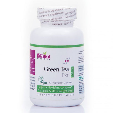 Zenith Nutrition Green Tea Extract 250mg - 60 Capsules