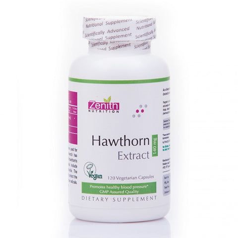 zenith nutrition hawthorn 140 mg - 120 capsules