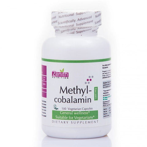 zenith nutrition methylcobalamin - 100 capsules