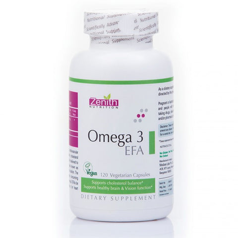 zenith nutrition omega-3 efa - 120 capsules