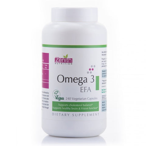zenith nutrition omega-3 efa - 240 capsules