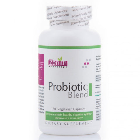 zenith nutrition probiotic blend - 120 capsules