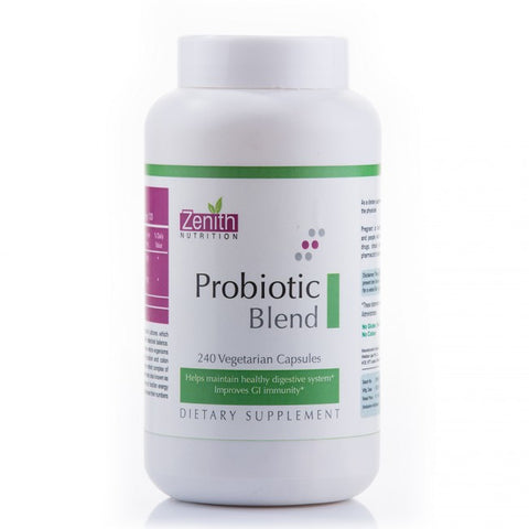 zenith nutrition probiotic blend - 240 capsules