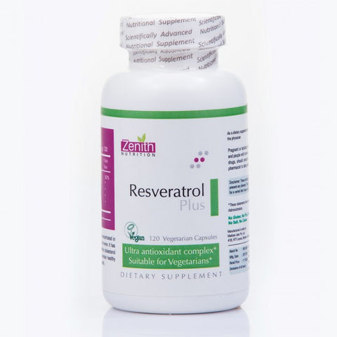 zenith nutrition resveratrol/green tea/c/grapeseed plus - 120 capsules