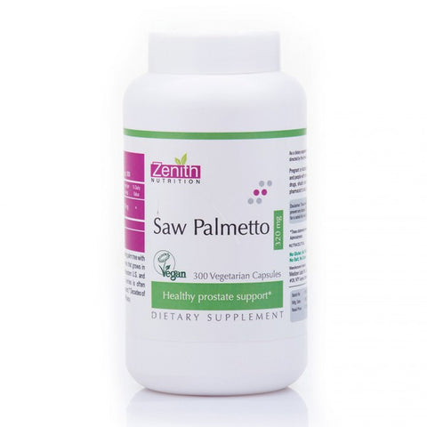 zenith nutrition saw palmetto 320mg - 300 capsules