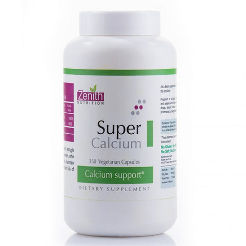 Zenith Nutrition Super Calcium 600 - 360 Capsules