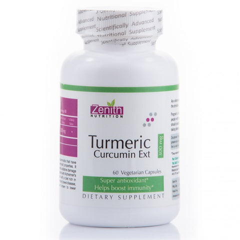 zenith nutrition turmeric curcumin ext 300mg - 60 capsules
