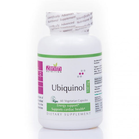 zenith nutrition ubiquinol 100 mg - 60 vegicapsules