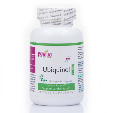 zenith nutrition ubiquinol 50 mg - 60 vegicapsules